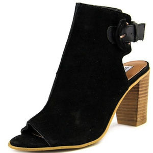 Steve Madden Catlyna Bootie in Black Suede